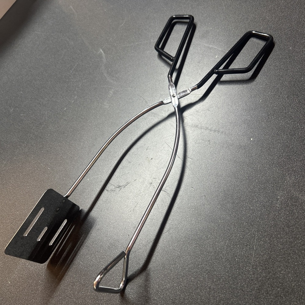 Rare Vintage Metal Kitchen Tongs Spatula Barbecue BBQ Grill U.S.A